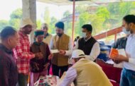 पन्द्र बिश कौबिल अग्नि पीड़ितों को दी राहत राशि
