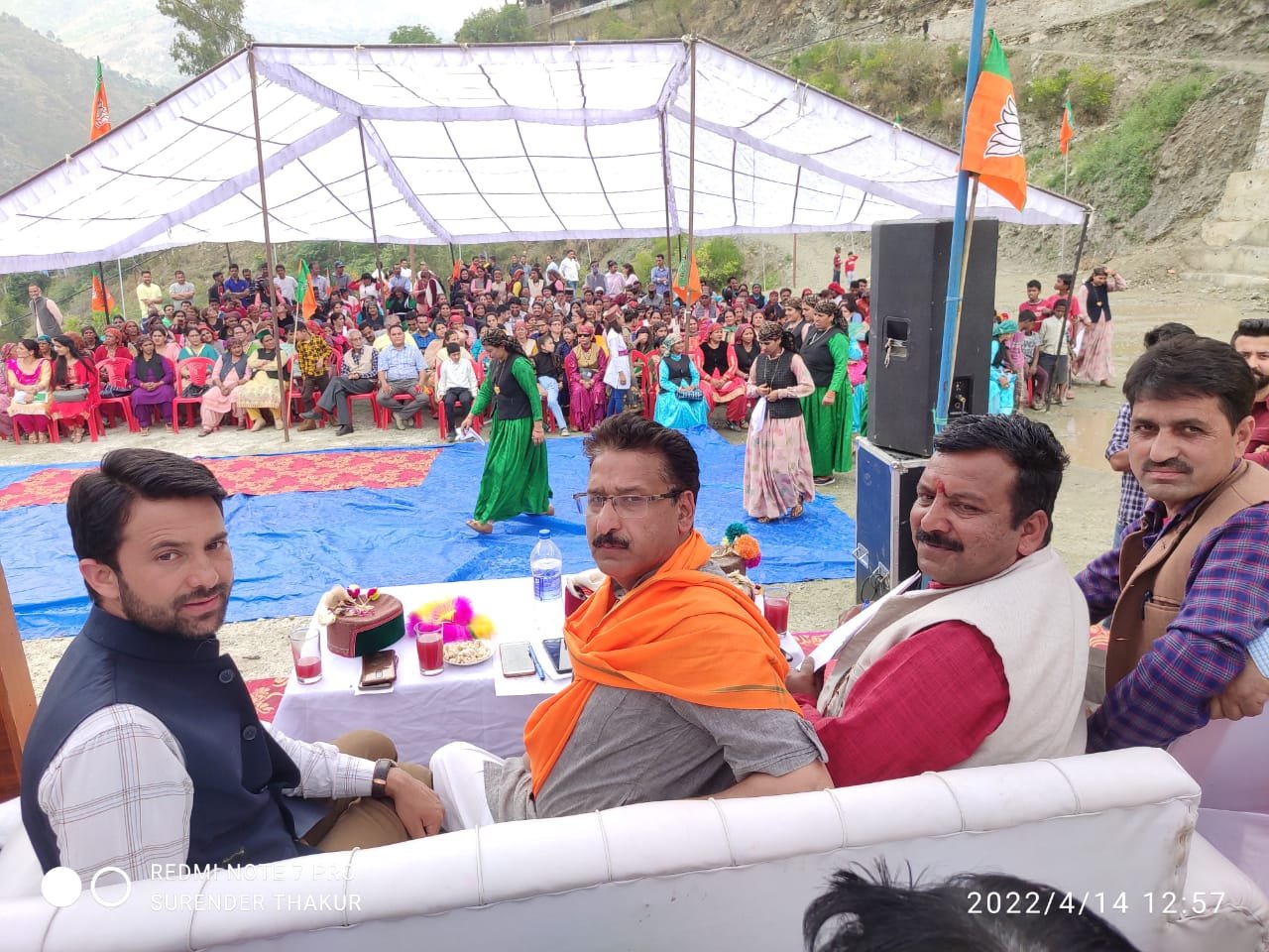 भाजपा मंडल रामपुर ने भारत रत्न डॉ.भीमराव आंबेडकर की डकोल्ड में मनाई जयंती