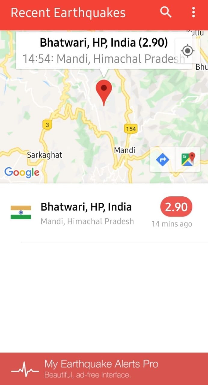Earthquake shakes Himachal<br>NVP Shimla