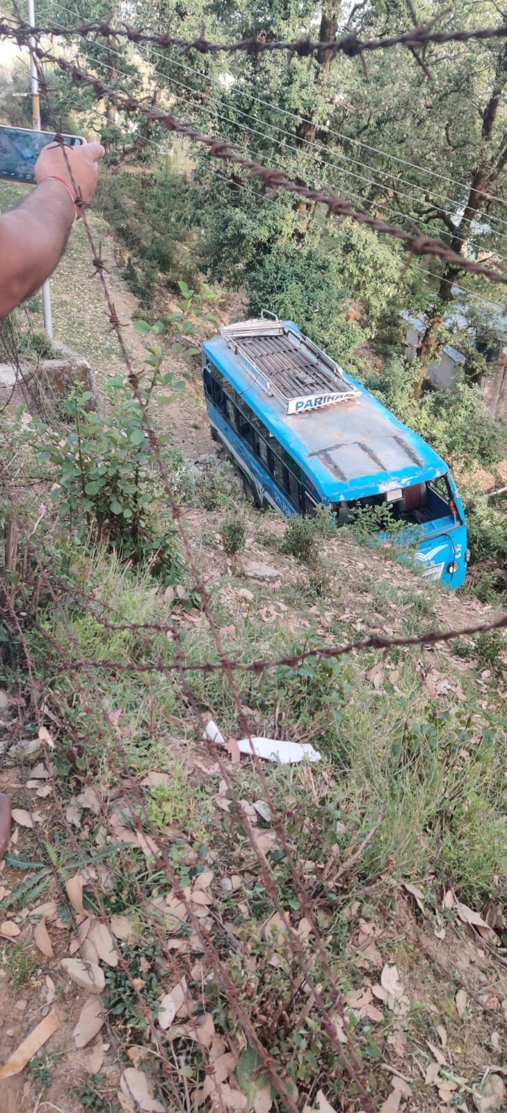 Himachal Bus Accident: Bus Crashes Rolling Downhill in Dharamshala, 24 Injured