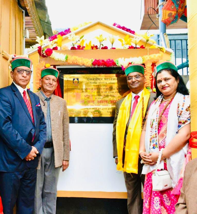 एसजेवीएन के प्रमुख नन्‍द लाल शर्मा ने सांगला में कम्‍युनिटी एसेट्स का किया उद्घाटन