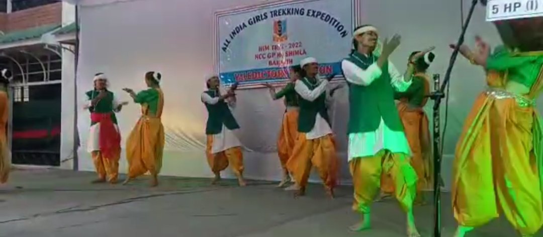 ऑल इंडिया एनसीसी गर्ल्स ट्रैकिंग कैंप बैजनाथ में सम्पन