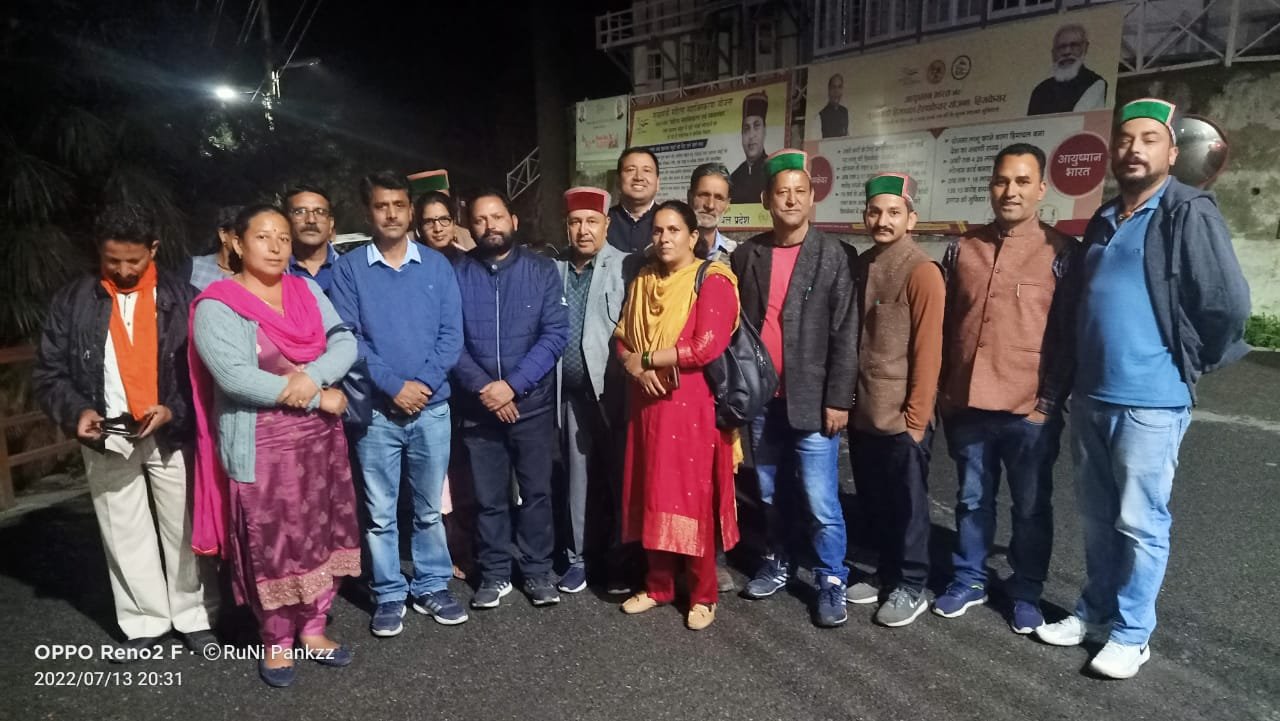 नाथपा झाकड़ी कल्याण समिति व 16 पंचायतों के प्रधानो ने सीएम से की भेंट
