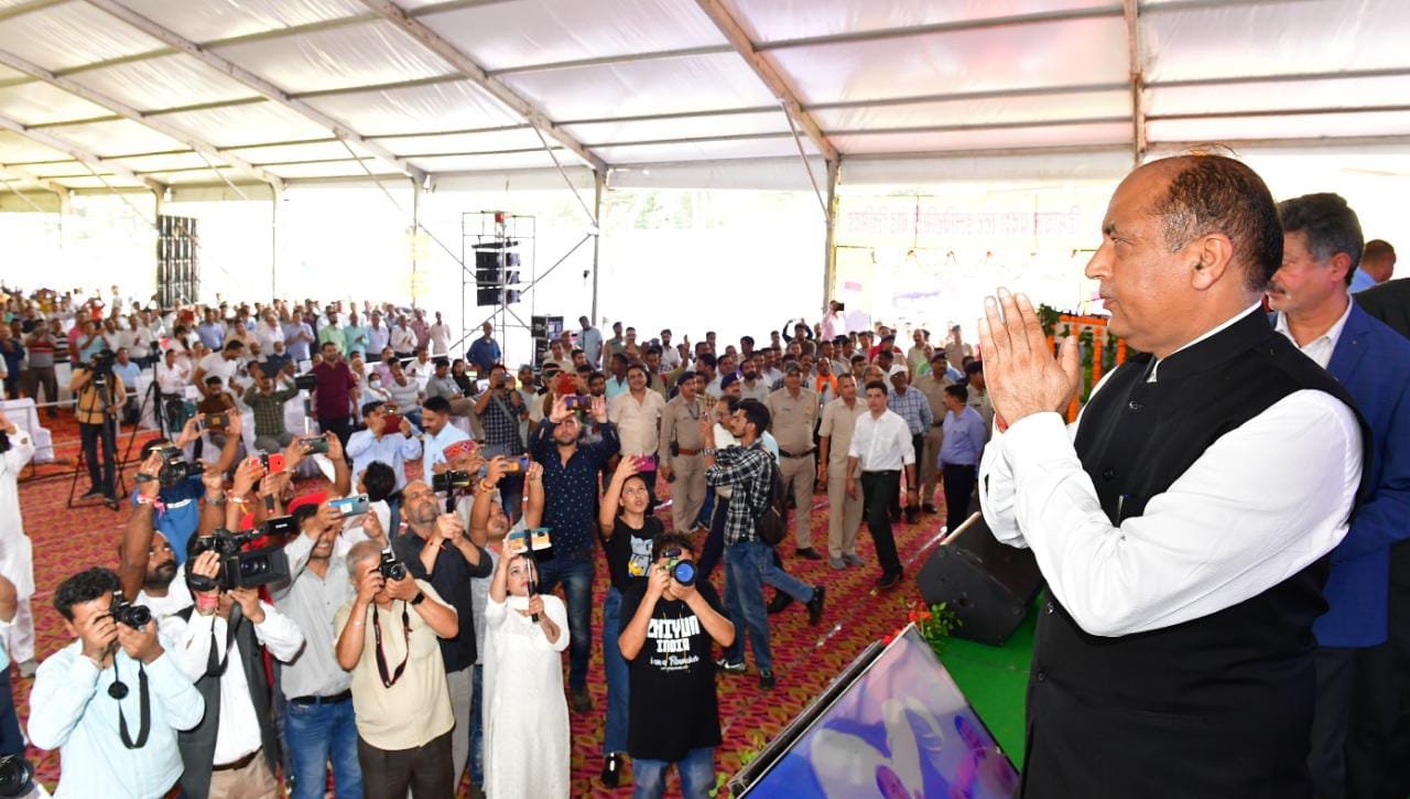 मुख्यमंत्री ने शाहपुर में 77.66 करोड़  की विकासात्मक परियोजनाओं के किए लोकार्पण और शिलान्यास