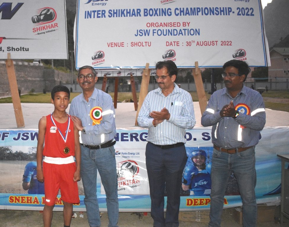 छोलतु में अंतर शिखर बॉक्सिंग प्रतियोगिता-2022 समापन