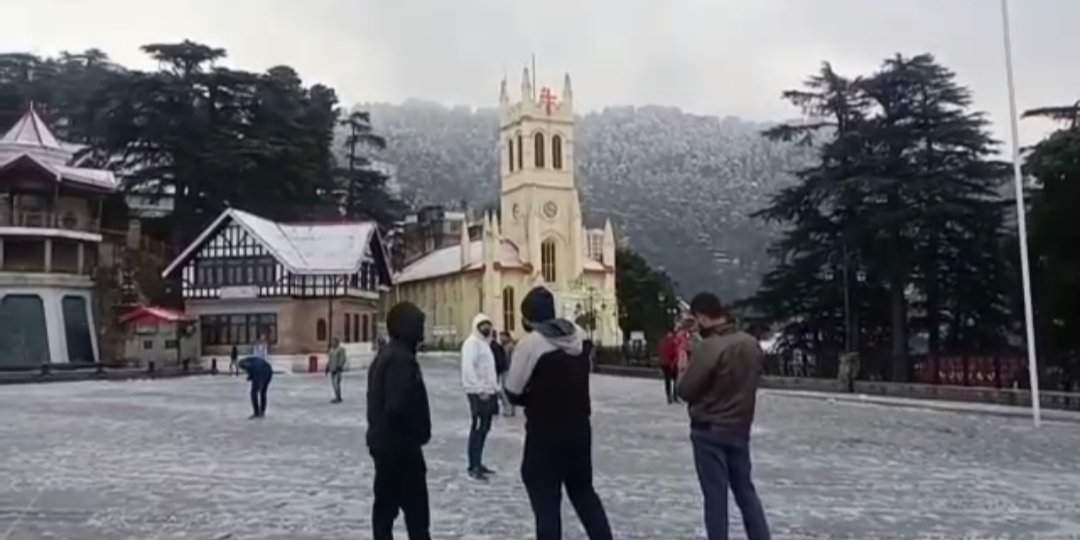 Shimla is Magical White wearing Snow Sheet