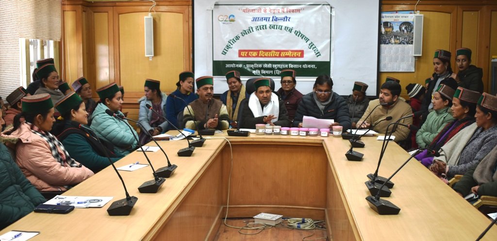 पीओ में महिला किसानों को प्रदान की मोटे अनाज की किट, बताए स्वास्थय लाभ