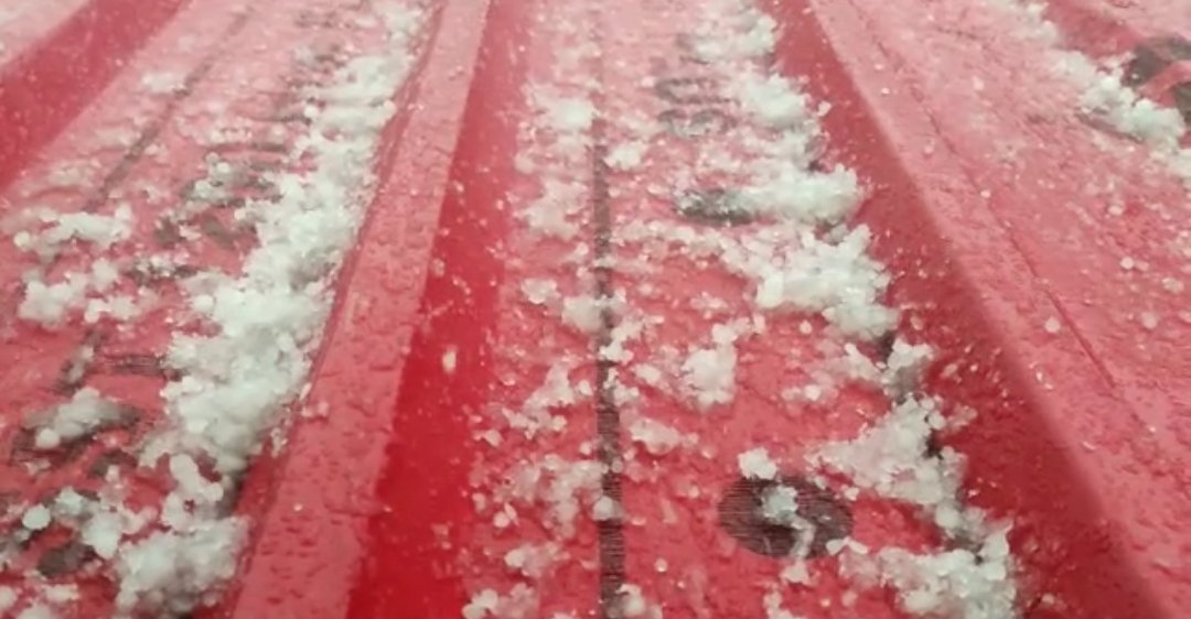 Shimla Pounded with hails after a dryspell