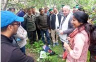 किन्नौर जिला के बटसेरी में आयोजित किया गया बागवानी विकास प्रशिक्षण शिविर