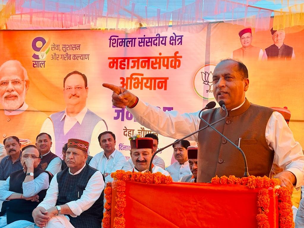 प्रधानमंत्री नरेन्द्र मोदी ने चीन कि सेब पर लगाया आयात शुल्क : नेता प्रतिपक्ष जयराम ठाकुर