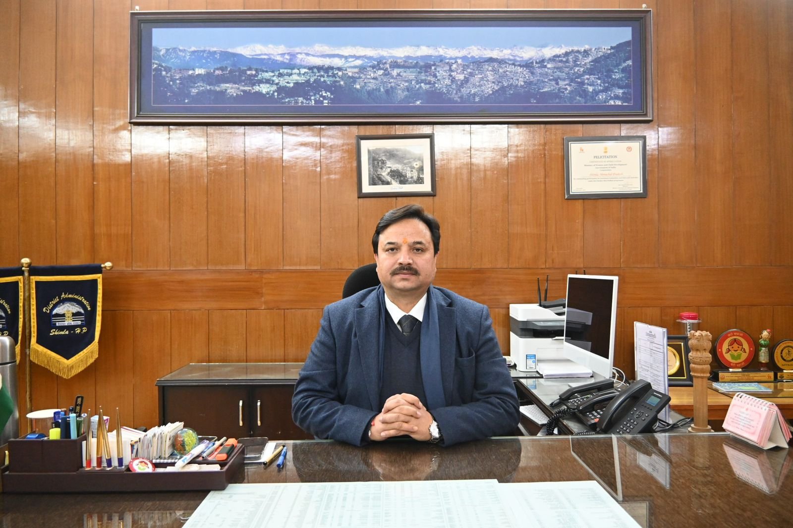 <em>अनुपम कश्यप ने संभाला उपायुक्त शिमला का कार्यभार</em>