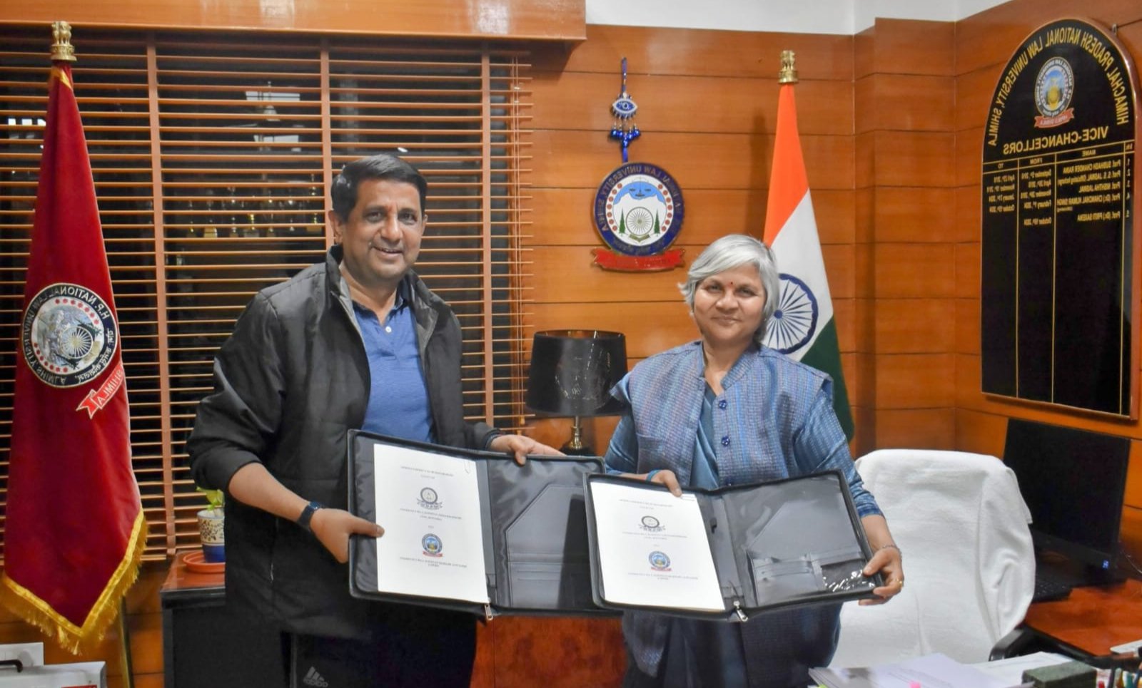 HPNLU Shimla and DNLU Jabalpur Forge Landmark Alliance for Legal Excellence