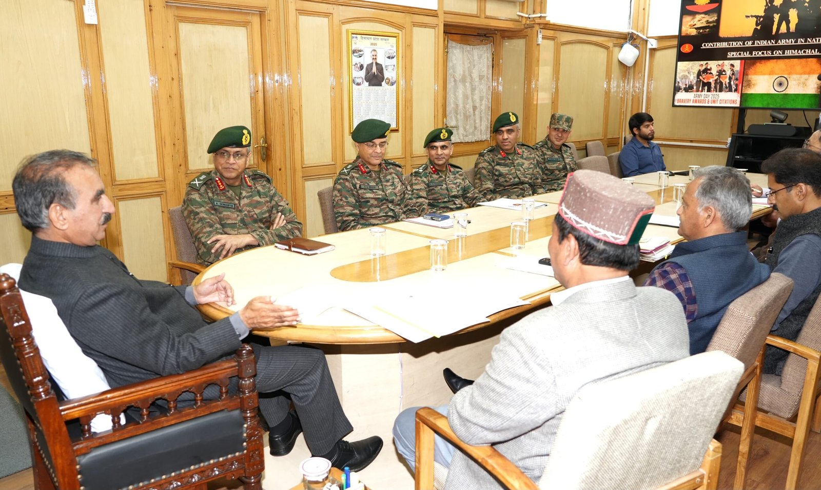Indian Army and Himachal  Government Join Forces to Strengthen Border Security and Promote Regional Development