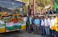 चौरा-रूपी बस सेवा शुरू, राजस्व मंत्री बोले — 