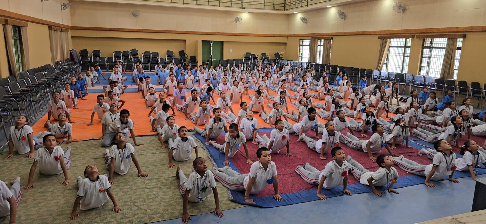 तकलेच स्कूल में योग दिवस, विद्यार्थियों ने जाना प्राचीन योग विद्या का महत्व