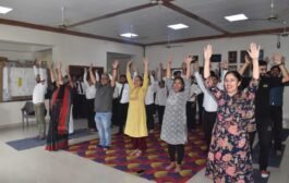 एचपीएनएलयू ने परिसर में मनाया अंतर्राष्ट्रीय योग दिवस