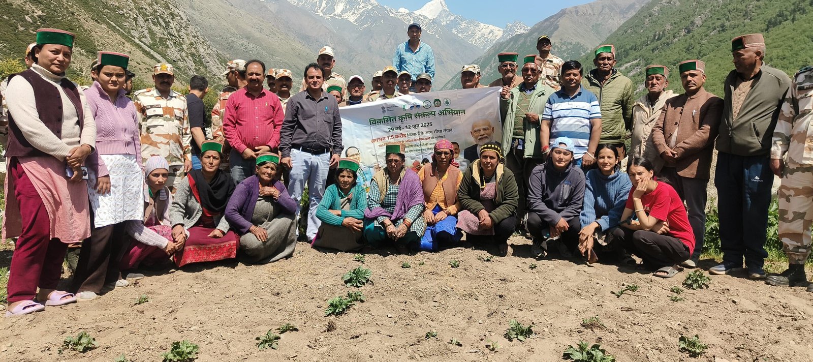 At 11,500 Ft, Chhitkul Champions Himalayan Agriculture under Viksit Krishi Sankalp Abhiyan