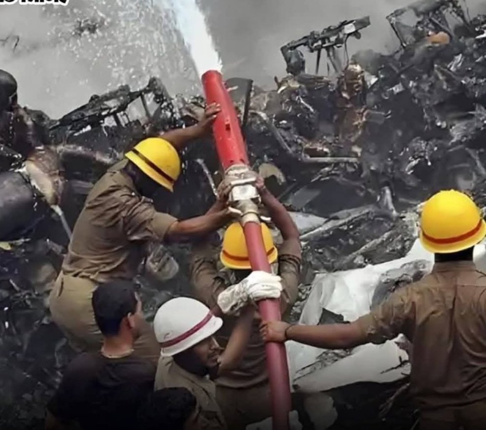 Tragic Air India Dreamliner Crash in Ahmedabad: Several Feared Dead, Rescue Ops Underway