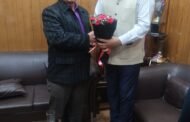 रामपुर से पढ़े कुलपति प्रो. महावीर को मिला अंतरराष्ट्रीय सम्मान, बुशैहर बी.एड. संस्थान के कोषाध्यक ने की मुलाकात,
