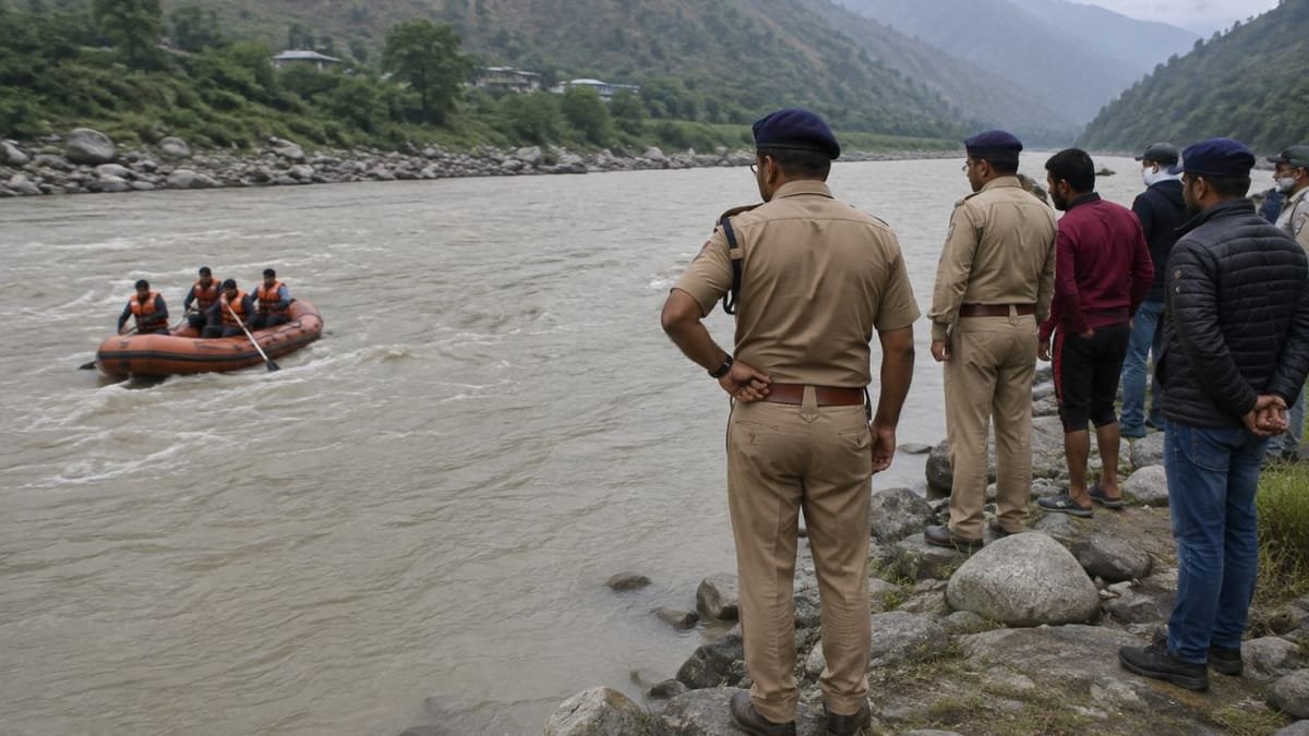 Chamba News:पत्नी से नोकझोंक के बाद पिता ने छह वर्षीय बेटे को रावी नदी में फेंका, फिर बुला ली पुलिस – Chamba Ravi River Six Year Old Child Search Police