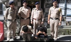 रामपुर में 11 ग्राम चिट्टे के साथ किन्नौर के दो युवक गिरफ्तार, गेस्ट हाउस के पास पुलिस की कार्रवाई