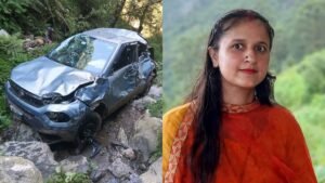 हिमाचल के चंबा में दर्दनाक हादसा:खाई में गिरी कार, अध्यापिका की मौत; पति, दो बच्चे और भाभी घायल – Chamba Salooni Car Accident Teacher Dies Four Injured