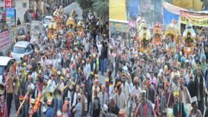 अंतरराष्ट्रीय कुल्लू दशहरा:महाराजा कोठी के आराध्य देवता नरसिंह की पहली जलेब में बांधा सुरक्षा चक्र – International Kullu Dussehra: Deities From ‘maharaja Kothi’ Participate In The First Jaleb And Establish A Pro
