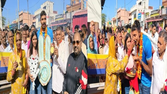 ऊना:मां से एशियन पैरा गेम्स में दो गोल्ड लाने का वादा निभाकर जापान से लौटे निषाद, बहन ने उतारी आरती – Nishad Kumar Returns From Japan After Fulfilling His Promise To His Mother To Bring Home Two Gold Medals